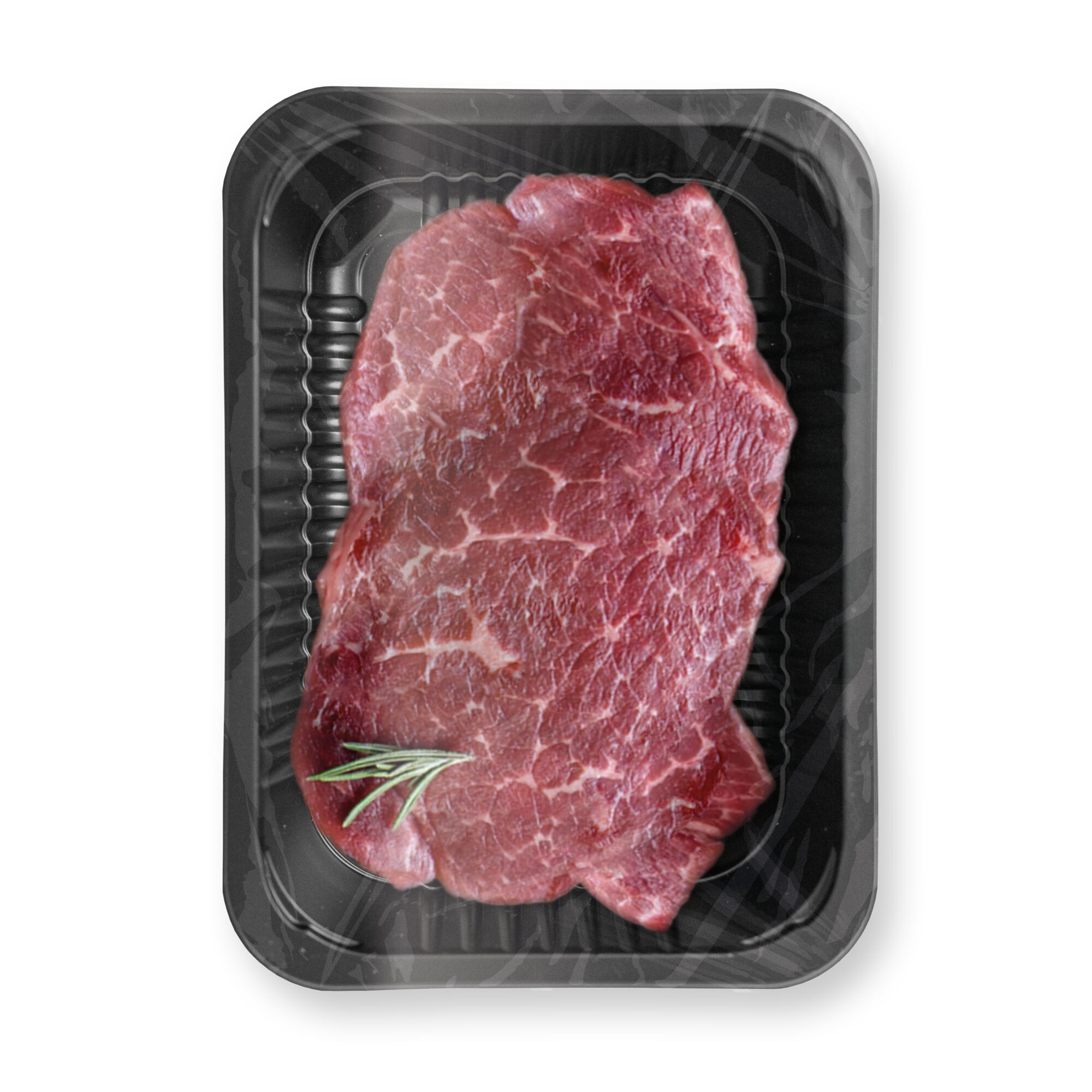 Steak in Schalen Siegel Verpackung
